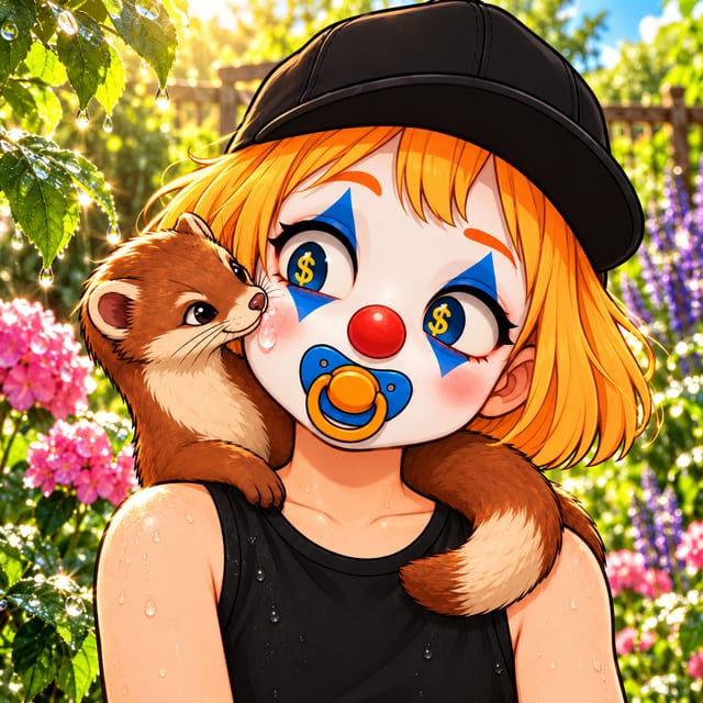 Local detective confirms: cheek is slightly weathered.